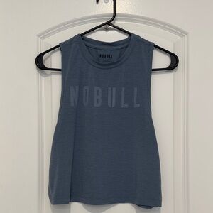 NOBULL Women's Blue Crop Top